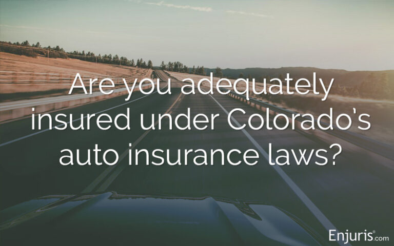 Mandatory Car Insurance Requirements In Colorado