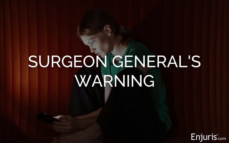 Surgeon general issues social media warning