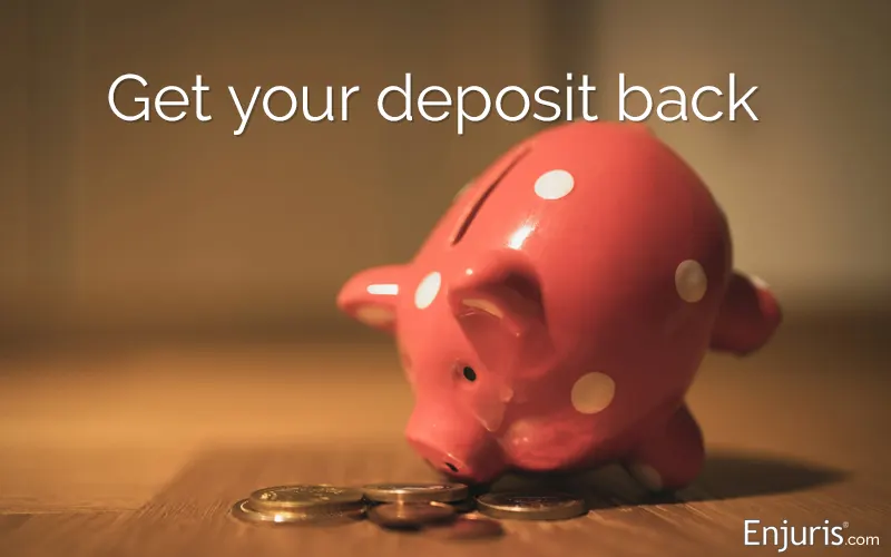 Tips for getting your security deposit back in California