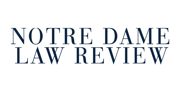 Notre Dame Law Review logo