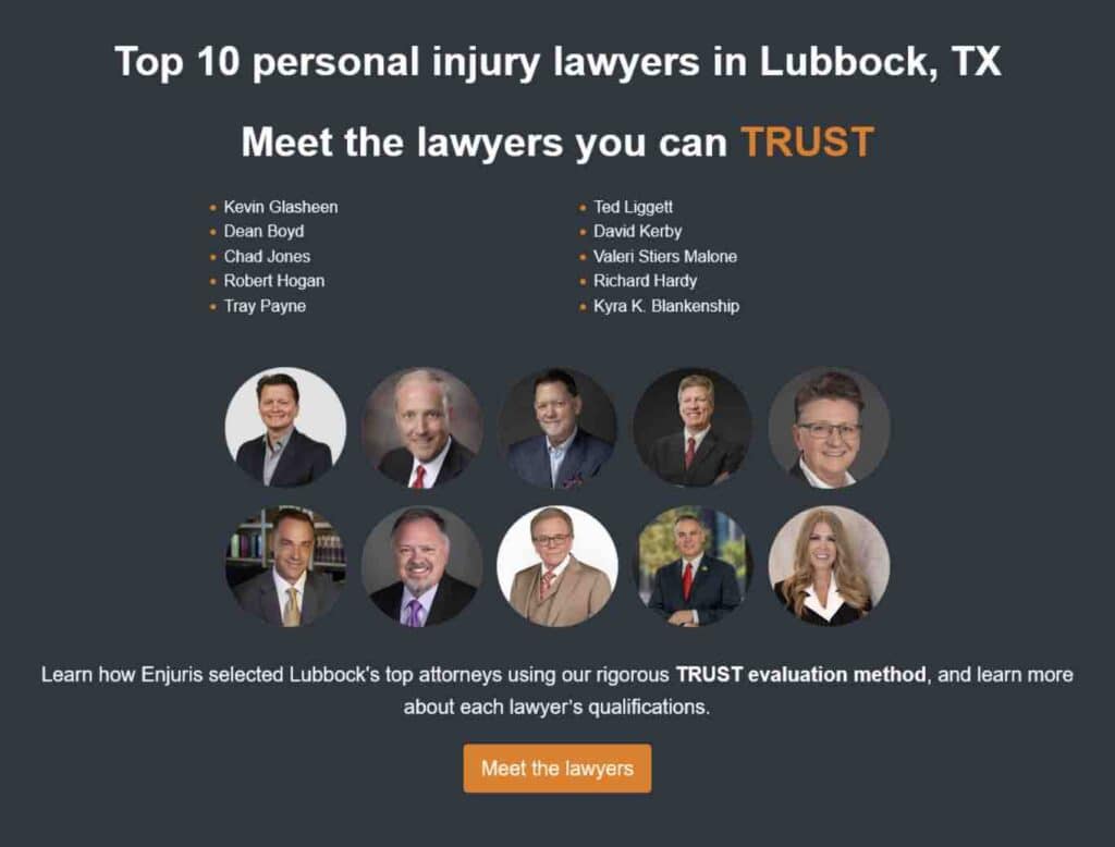 Lubbock, TX top ten attorneys