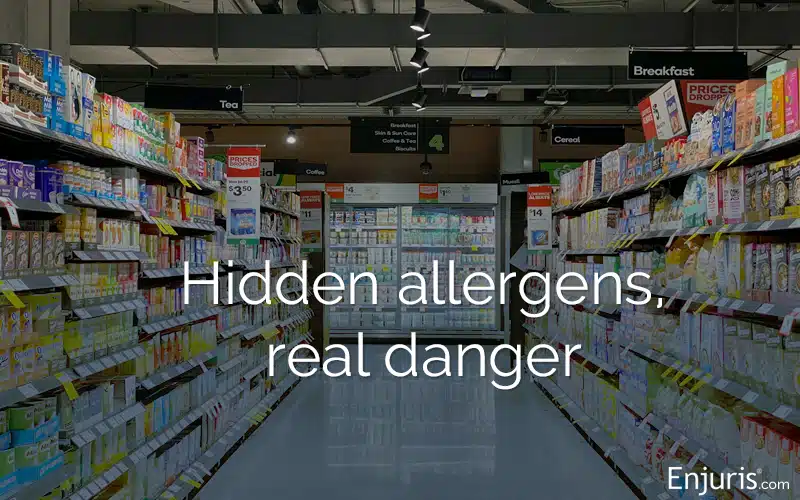 Undeclared allergen lawsuits